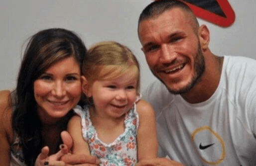 Samantha Speno with her daughter Alanna Marie Orton and former husband, Randy Orton